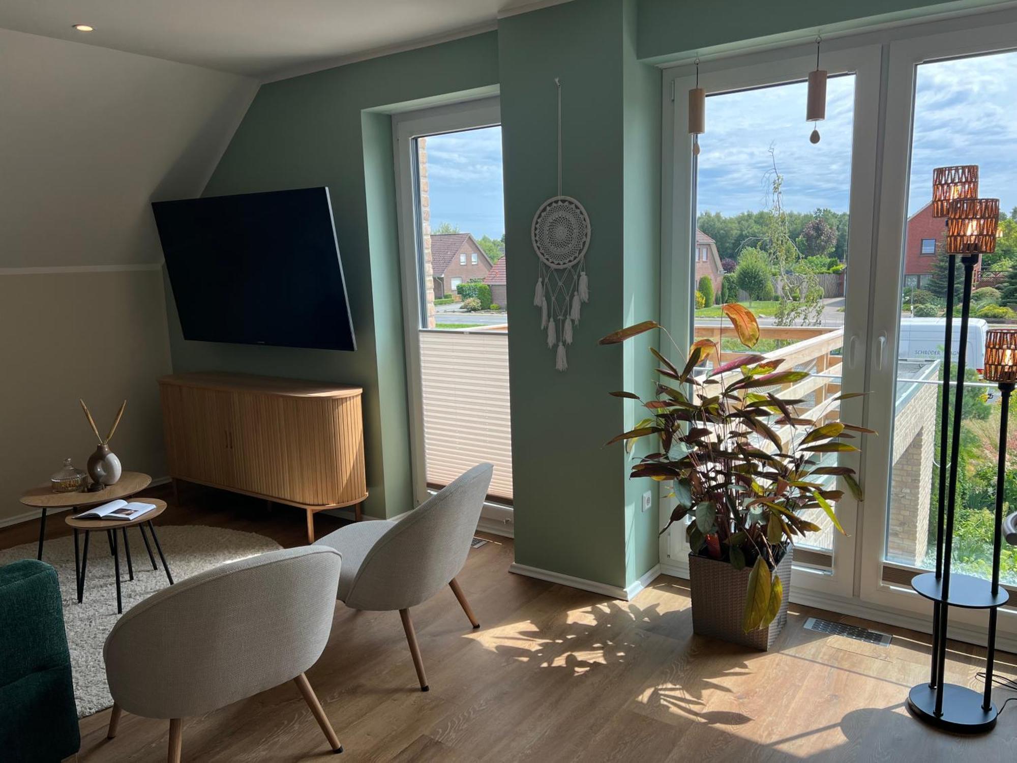 Gruenblick Oase No1 Ferienwohnung Wiesmoor Eksteriør billede
